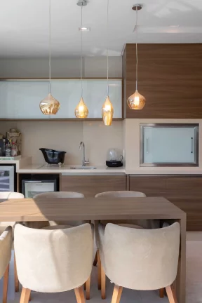 Imagem Apartamento mobiliado com área de lazer completa! 3 suítes e 3 vagas na Praia Brava em Itajaí