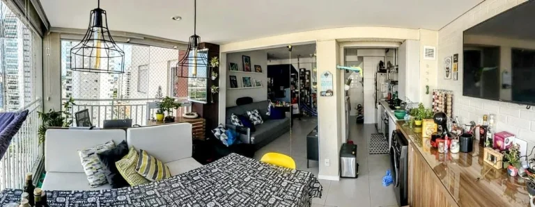 Imagem Apartamento 61M², 2Q, 1 Suíte, 2 Banheiros, Varanda, Academia, Piscina Adulto e Infantil, Churrasqueira, Salão de Festas e Jogos, Quadra, Playground.