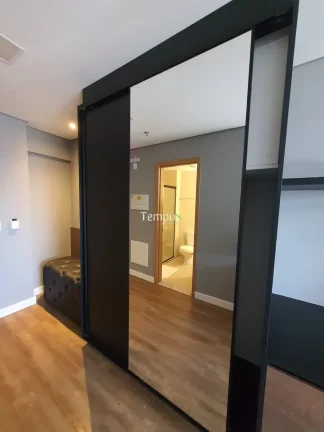 Imagem Qs Marista Residence - Ágio de Flat, no QS Marista Residence, mobiliado, possui 2 camas de casal, ar condicionado, armário, com 32m²