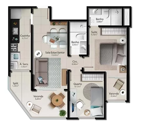 Imagem APARTAMENTO RESIDENCIAL em Vitória - ES, Jardim Camburi