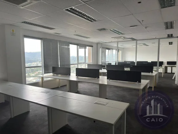 Imagem Laje corporativa 596m² para aluguel por R$ 42.000,00/mês - Alphaville/SP