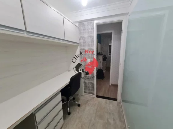 Imagem Apto 104 m², com 3 dorms com móveis planejados, sendo 1 suíte, escritório com móveis planejados, terraço envidraçado vista livre,Centro, São Bernardo do Campo