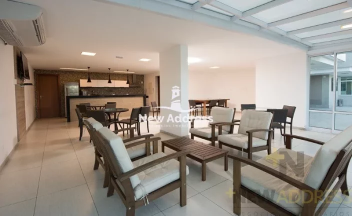 Imagem apartamento duplex de 4 quartos, sendo 3 suítes, com 313,85m2, de frente para o mar da praia de camburi.