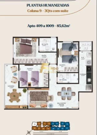Imagem Venha conhecer esse incrível apartamento localizado no novo empreendimento em Jardim Camburi!