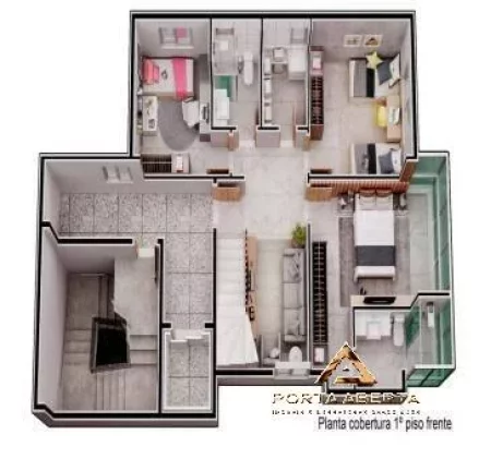 Imagem Apto 2 Quartos, sendo 1 Suite - Horto - Ipatinga - COD 562