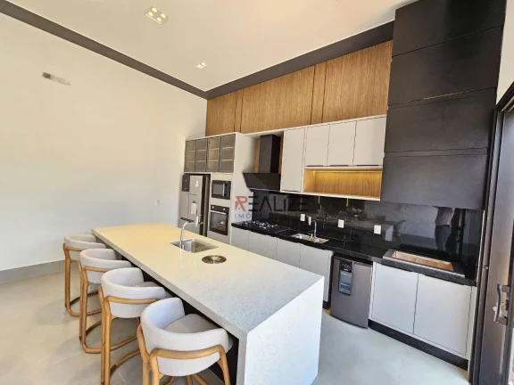 Imagem Casa moderna com mobília e 3 suítes à venda, 200 m² por R$ 2.290.000 - Condomínio Com Localização Privilegiada - Indaiatuba/SP
