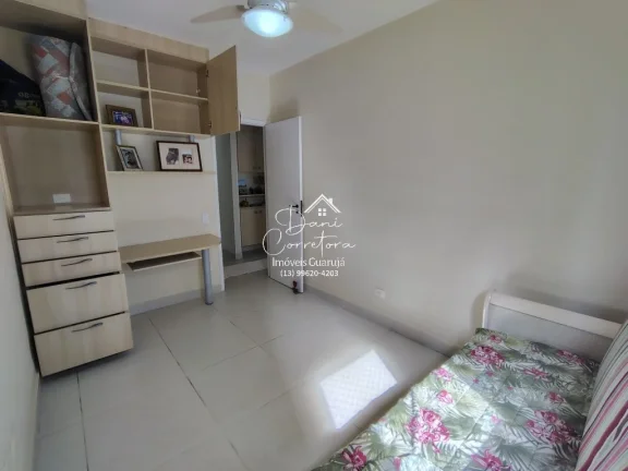 Imagem Apartamento à venda no Guarujá-SP, bairro Morro do Maluf: 3 quartos, 1 suíte, 2 salas, 3 banheiros, 2 vagas, 126m².