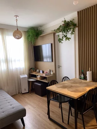 Imagem Apartamento Mobiliado - Porteira fechada - Tatuapé - 2 Dormitórios - Cozinha americana