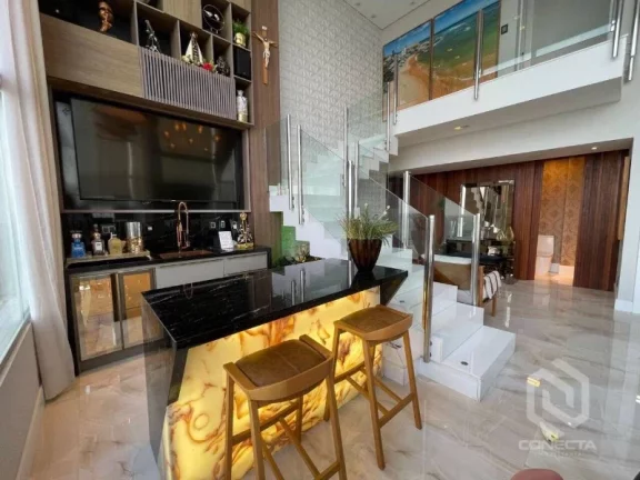 Imagem A 5ª Avenida selecionou esse exclusivo DUPLEX decorado pé direito de 6 metros, 200 m² piscina privativa no Charmoso Edifício LUMIERE Horto Florestal