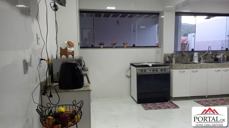 Imagem Casa para alugar, 3 quartos, fino acabamento, garagem para 3 carros