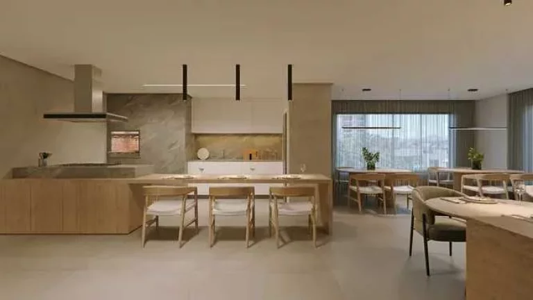 Imagem Apartamento com 3 dormitórios sendo 1 suíte e 2 vagas de garagem em Itapoá/SC