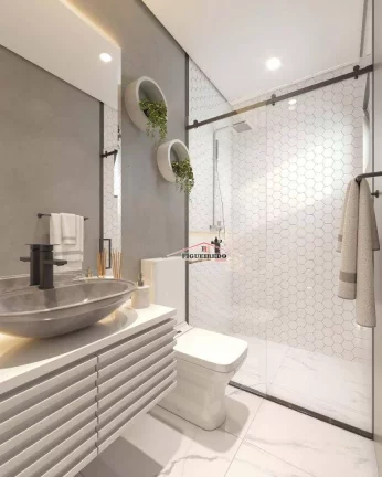 Imagem Apartamento à venda, 87 m² por R$ 652.000,00 - Boqueirão - Praia Grande/SP