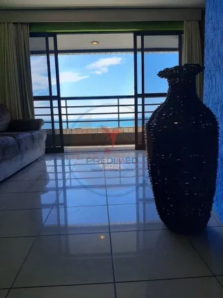 Imagem Flat todo mobiliado na beira mar de Fortaleza, Bairro do Meireles. Vista Mar. Varanda
