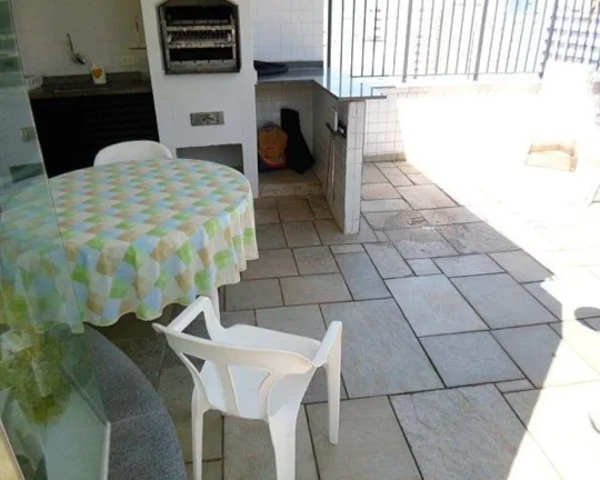Imagem apartamento de cobertura a venda no Guarujá na Praia das Pitangueiras