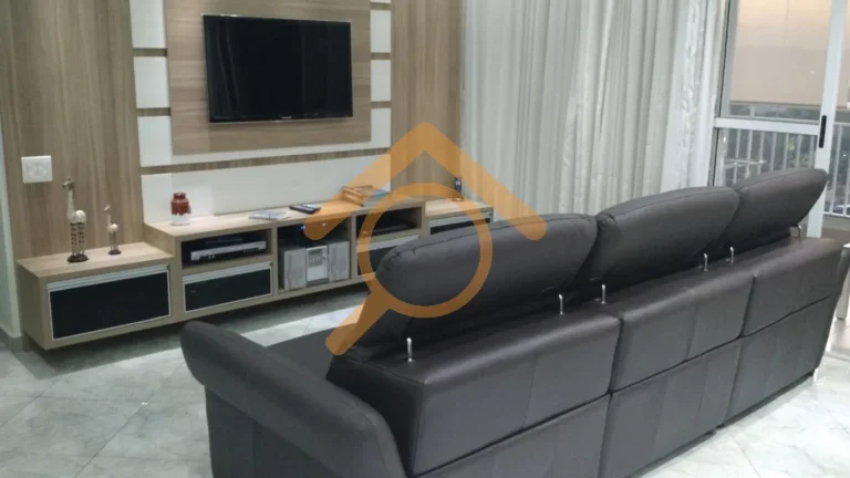 Imagem Apartamento de luxo à venda em São Paulo-SP, 3 quartos, 3 suítes, 2 salas, 5 banheiros, 2 vagas de garagem, 136m², no Condomínio Magic Resort.