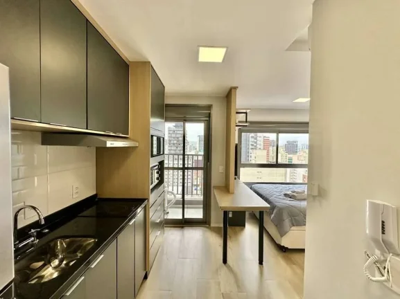 Imagem Studio Coraz Tucuna - 21 m² - 100% equipado, vizinho Allianz Parque!
