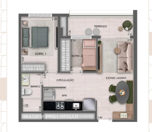 Imagem Parque Diálogo Vila Ema Residences
