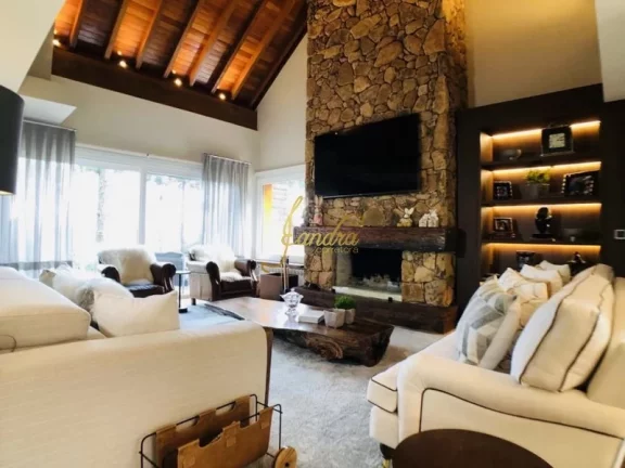 Imagem Lindo sobrado no Aspen Mountain de Gramado com 05 suítes mobiliado e decorado