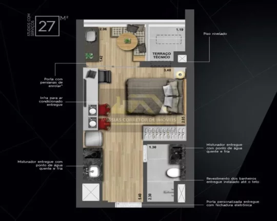 Imagem APARTAMENTO PINHEIROS 3 DORMITORIOS 2 VAGAS