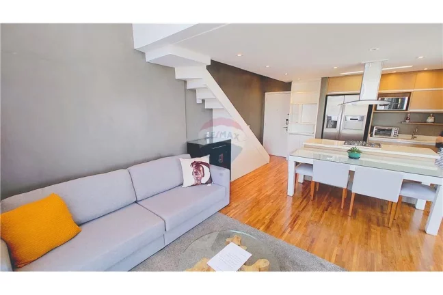 Imagem Apartamento duplex mobiliado 1 suíte 1 vaga na Vila Olímpia