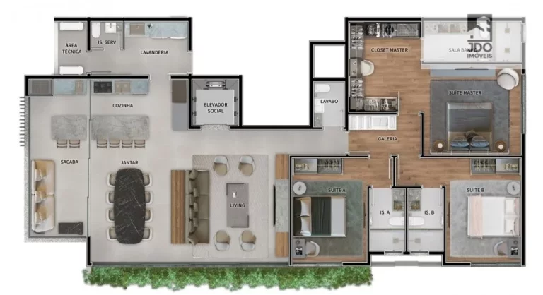 Imagem Apartamento a Venda no bairro Batel - Curitiba, PR