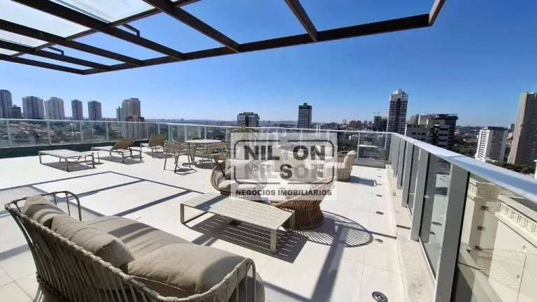 Imagem Apartamento com 1 dormitório para alugar, 38 m² por R$ 4.200,00/mês - Cambuí - Campinas/SP