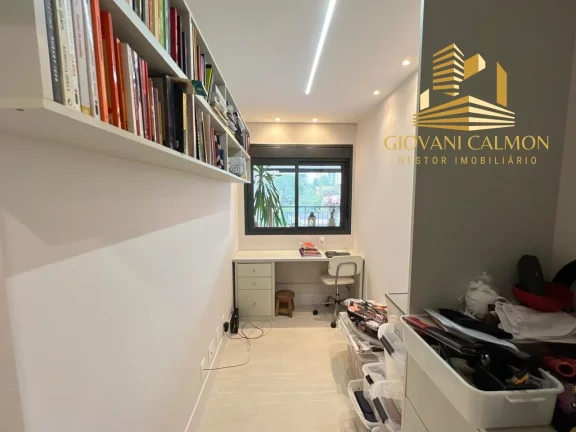 Imagem Apartamento de Luxo no Brooklin Paulista: 2 quartos, 2 suítes, 2 salas, 1 banheiro, 2 vagas, 130m² - São Paulo-SP