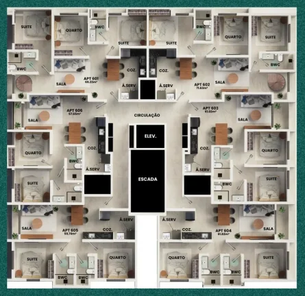 Imagem Apartamento à venda no bairro Intermares - Cabedelo/PB