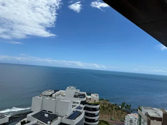 Imagem A 5ª Avenida Imóveis selecionou essa exclusiva unidade de Repasse, no Morro Ipiranga Residence: 4 suítes, andar altíssimo, melhor prumada vista mar