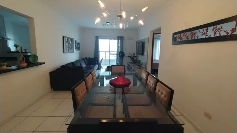 Imagem Apartamento com 3 dorms, Aviação, Praia Grande - R$ 820 mil, Cod: 2382