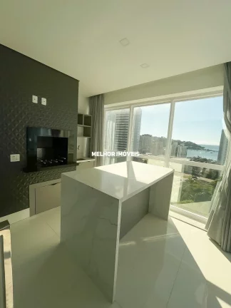 Imagem Apartamento mobiliado vista mar á venda com 3 suítes 3 vagas localizado em Itapema