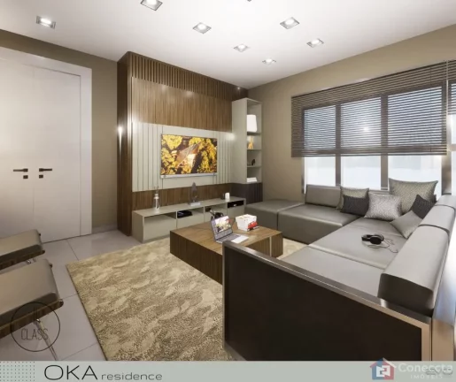 Imagem Título SEO: Apartamento 3 Suítes à Venda no Centro – 108m², 2 Vagas, Novo, R$770 mil