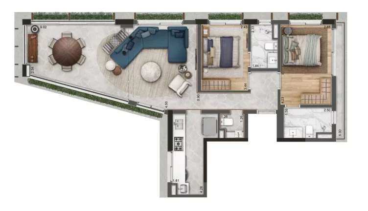 Imagem Apartamento em Itaim Bibi - São Paulo SP