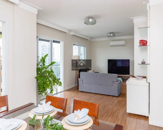 Imagem CHÁCARA FLORA APARTAMENTO ALTO PADRÃO HALL PRIVATIVO 171 M 3 SUÍTES SALAS 3 AMBIENTES VARANDA GOURMET REPLETO ARMÁRIOS 3 VAGAS VISTA MARAVILHOSA