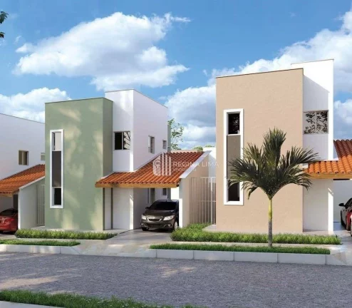 Imagem Casa DUPLEX em construção à venda, por R$ R$ 405.000,00 - Condomínio JARDINS DI ROMA - Pedra Mole - Teresina/PI