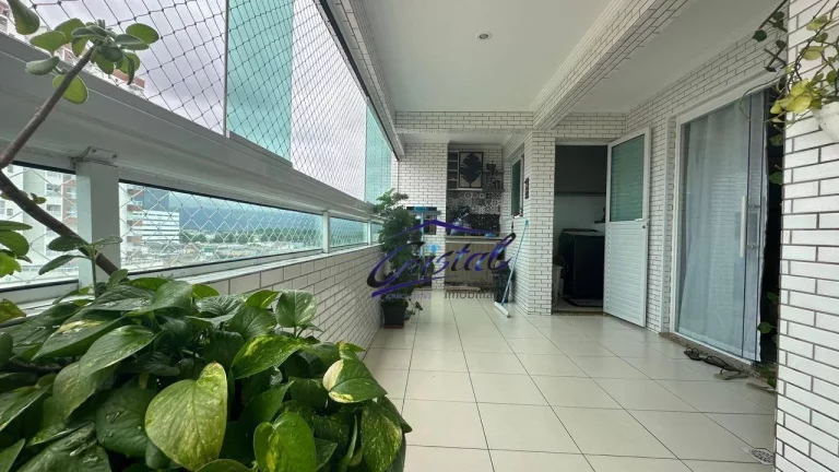 Imagem Apartamento com 3 dormitórios à venda, 101 m² por R$ 780.000 - Guilhermina - Praia Grande/SP