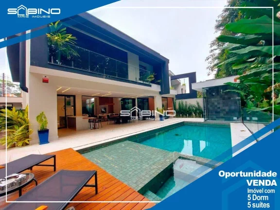 Imagem Casa à venda, com 5 dormitórios 5 suítes 421m² - Riviera de São Lourenço - Bertioga SP