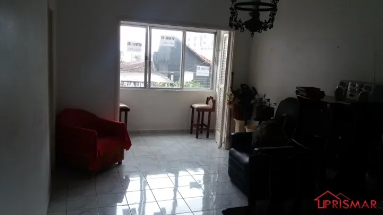 Imagem Vende-se apartamento Frente 2 dormitorios Gonzaga 1 vaga