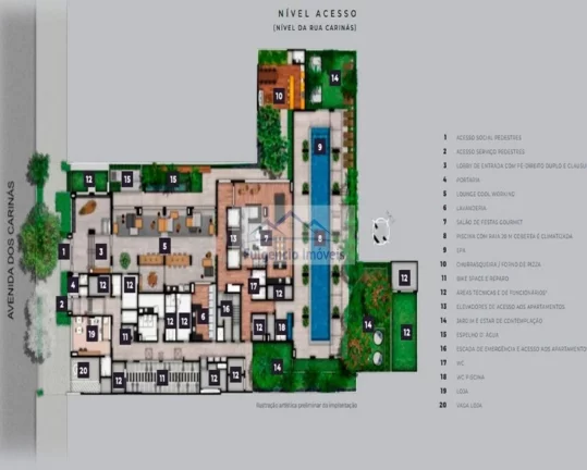 Imagem Apartamento studio última unidade na Avenida dos Carinás - Moema