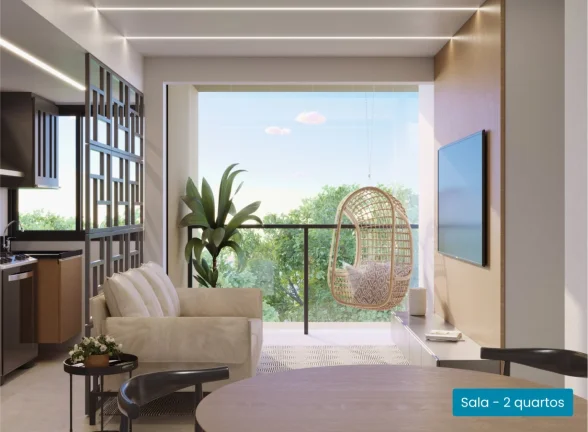 Imagem Apartamento para Venda em Rio de Janeiro, Recreio dos Bandeirantes, 2 dormitórios, 1 suíte, 1 banheiro, 1 vaga