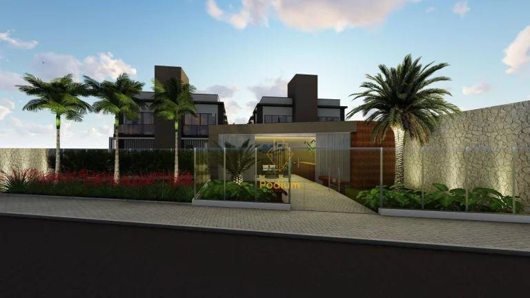Imagem Casa Duplex em condomínio fechado com área de lazer completa a 240m da praia em Ponta de Campina - CA0110
