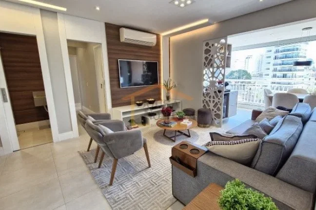 Imagem Apartamento à venda, com 96m², 2 dormitórios sendo 2 suítes e 2 vagas de garagem.
Imóvel modern...