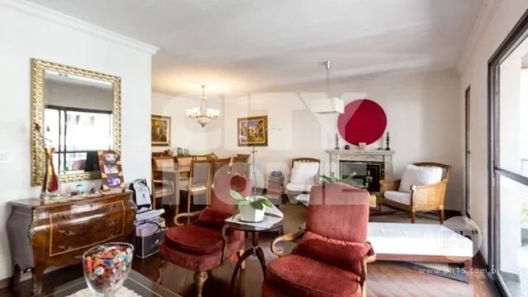 Imagem Cobertura com 380m² na Vila Nova Conceição. Amplo living em madeira tábuas de ipê em "L" para 0...