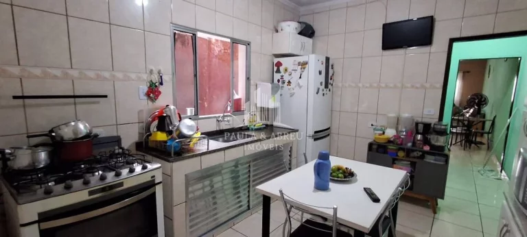 Imagem Vende, São 2 Casas 247,5m² (5 X 49,5mts) 4 Dormitórios, 2 Banheiros, 1 Vaga no Jardim Zaíra 3, Mauá-SP