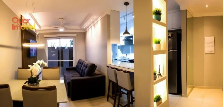Imagem Apartamento à venda em Ribeirão Preto-SP, no Parque dos Lagos: 2 quartos, 1 suíte, 77m² e 2 vagas de garagem!