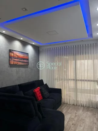 Imagem Apartamento impecável em condomínio requisitado em SBC. São 94m² de área privativa, 3 dormitór...