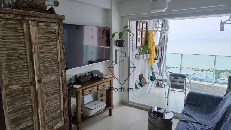 Imagem Apartamento de porteira fechada com varanda sacada e vista para o mar do Bairro Altiplano/Cabo Branco - AP2326.