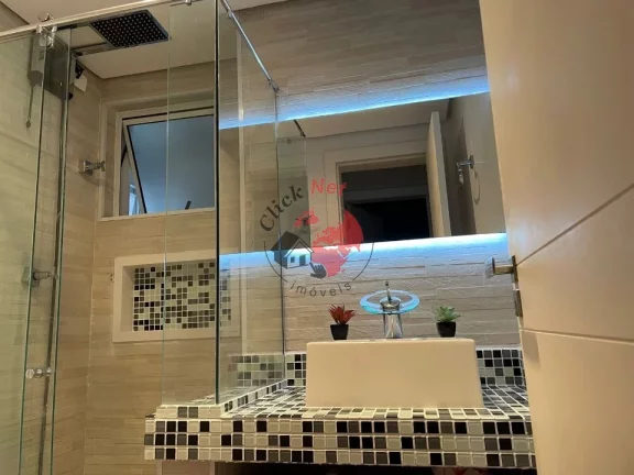 Imagem Apartamento 3 dormitórios sendo 1 com closet , Móveis planejados,1 vaga ,bairro Parque Erasmo Assunção ,Santo André