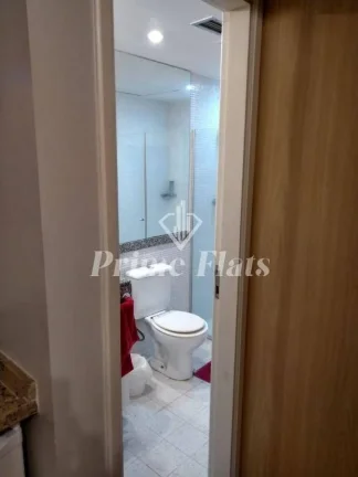 Imagem Flat disponível para locação no Hotel Slaviero Essential São Paulo Moema, com 26m², 1 dormitório e 1 vaga