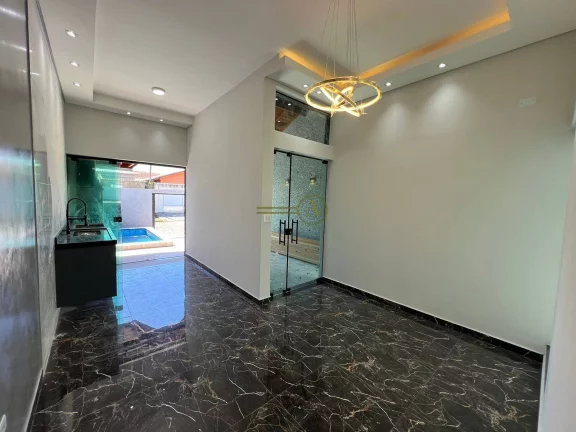 Imagem Casa térrea a venda Churrasqueira Piscina com cascata Nova Bairro Ribamar